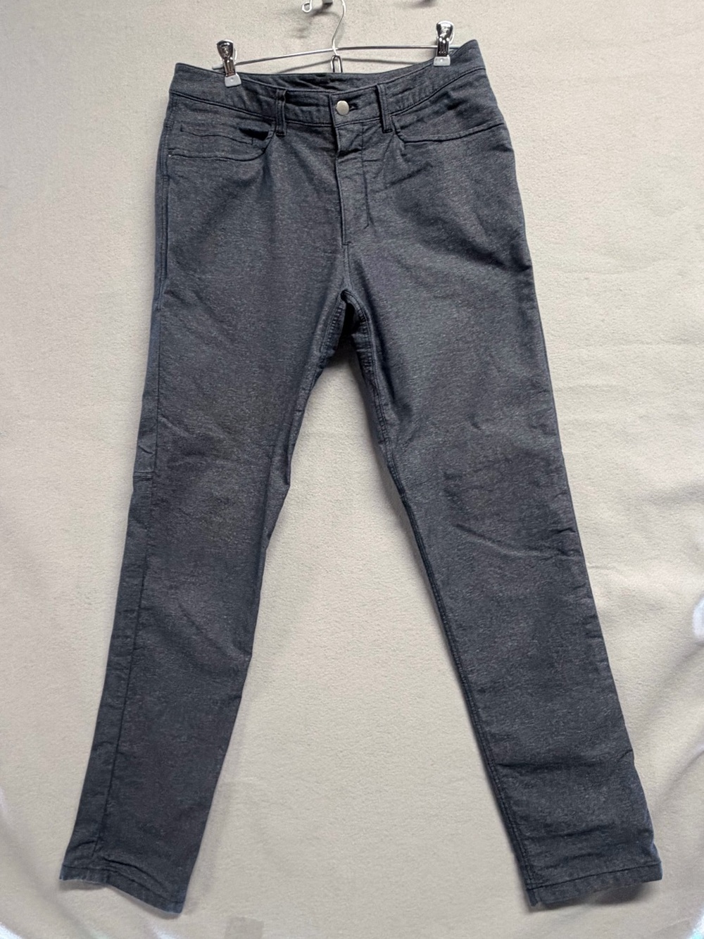 lululemon athletica Men’s ABC Slim Fit 5-Pocket Steel Blue Stretch size 32 x 32
